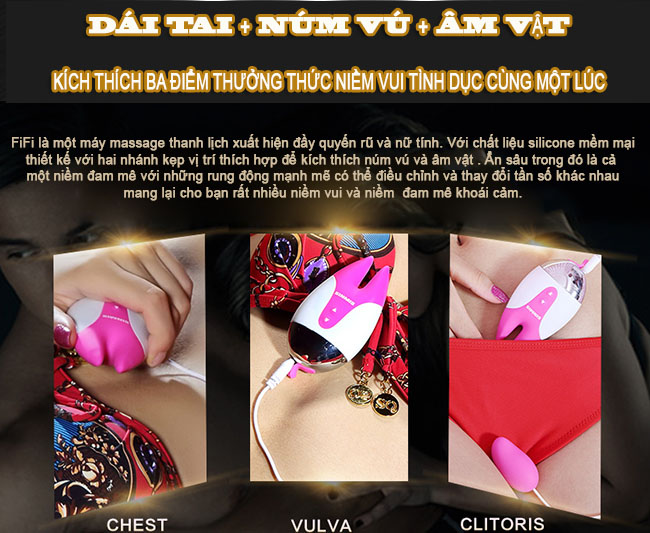 bộ rung kích thích nhũ hoa, sextoy nhật cao cấp